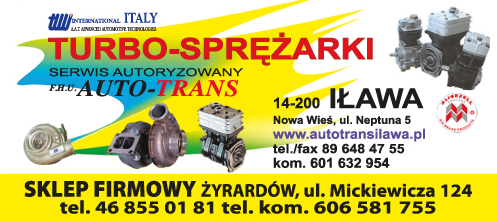 F.H.U. AUTO-TRANS Iława Turbo-Sprężarki