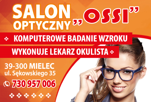 SALON OPTYCZNY "OSSI" Mielec Komputerowe Badanie Wzroku
