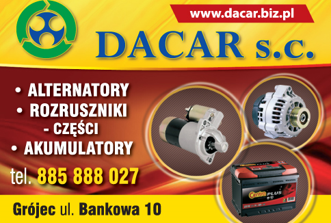 DACAR s.c .ALTERNATORY ROZRUSZNIKI AKUMULATORY Grójec