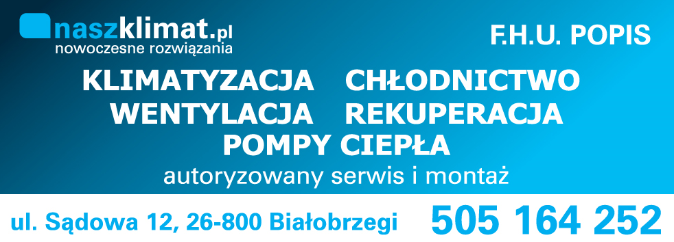 F.H.U. POPIS KLIMATYZACJA CHŁODNICTWO WENTYLACJA Białobrzegi 