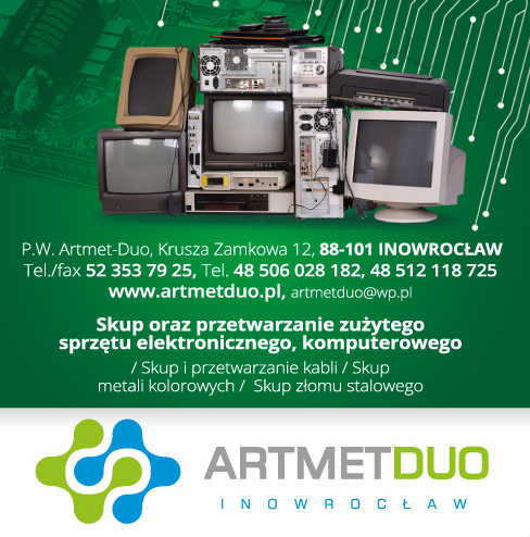 P.W. ARTMET-DUO Inowrocław Skup i Przetwarzanie Zużytego Sprzętu Elektronicznego, Komputerowego