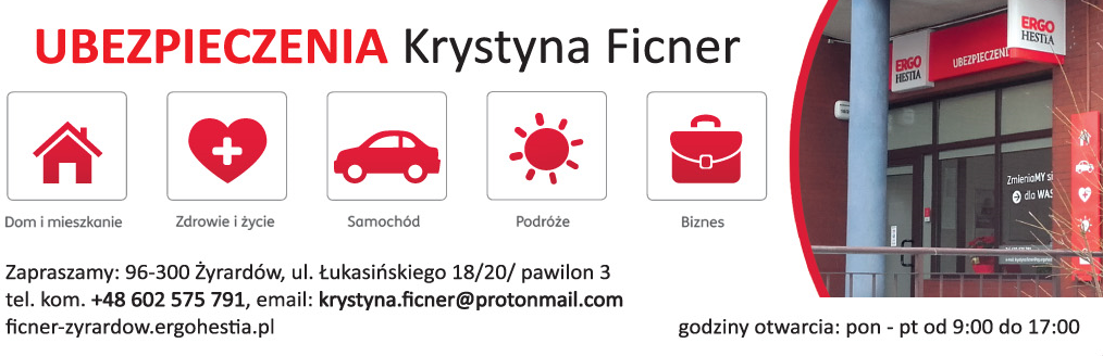 ERGO HESTIA UBEZPIECZENIA Krystyna Ficner Żyrardów