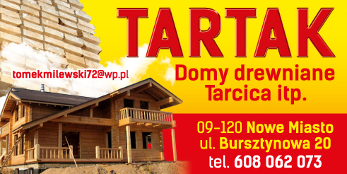 TARTAK Tomasz Milewski Nowe Miasto Domy Drewniane / Tarcica / Inne