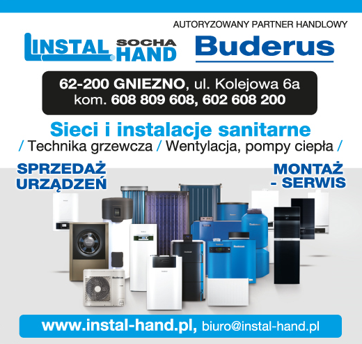 INSTAL-HAND SOCHA Gniezno Autoryzowany Partner Handlowy BUDERUS