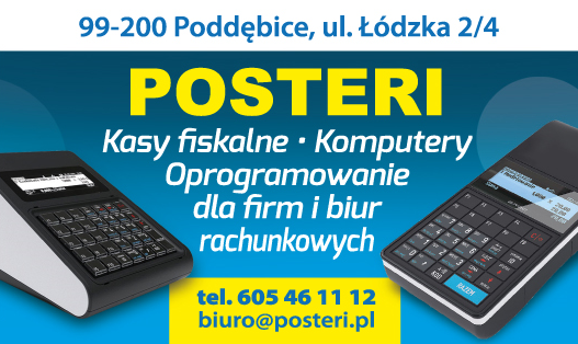 POSTERI Poddębice Kasy Fiskalne / Komputery / Oprogramowanie dla Firm i Biur Rachunkowych