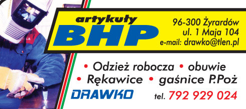 "DRAWKO" ARTYKUŁY BHP Żyrardów