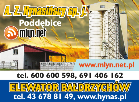A.Z. HYNASIŃSCY sp.j. MŁYN.NET Poddębice / ELEWATOR Bałdrzychów