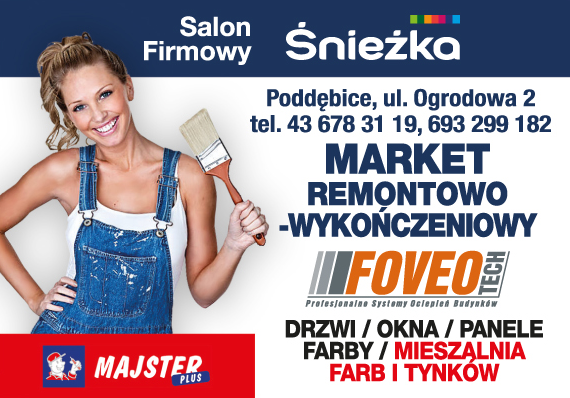 MAJSTER PLUS Poddębice Market Remontowo-Wykończeniowy