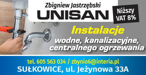 UNISAN Zbigniew Jastrzębski INSTALACJE Sułkowice