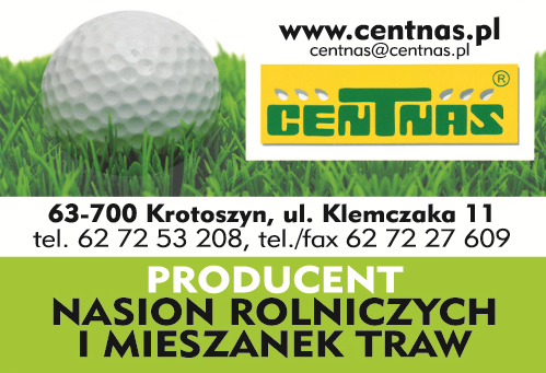 PPH CENTNAS Sp. z o.o. Krotoszyn Producent Nasion Rolniczych i Mieszanek Traw