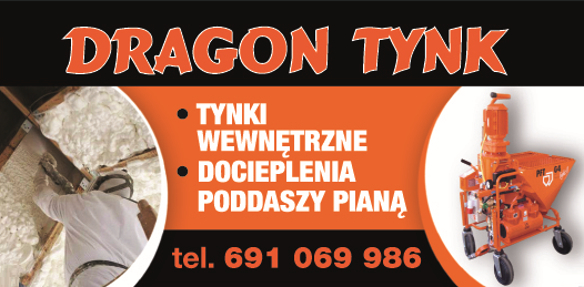 DRAGON TYNK Kobyłczyce Tynki Wewnętrzne / Docieplenia Poddaszy Pianką