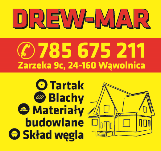 DREW-MAR Zarzeka Tartak / Blachy / Materiały Budowlane / Skład Węgla