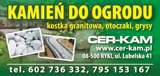 CER-KAM Ryki Kamień do Ogrodu / Kostka Granitowa / Otoczaki / Grysy