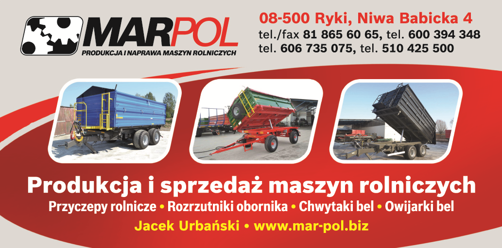 MAR-POL Jacek Urbański Ryki Produkcja i Sprzedaż Maszyn Rolniczych