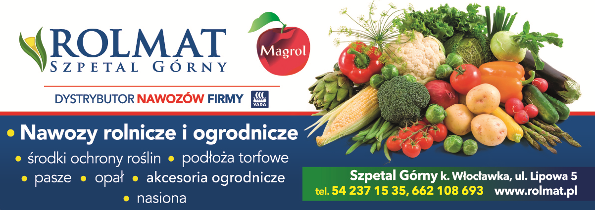 ROLMAT Szpetal Górny Nawozy Rolnicze i Ogrodnicze / Środki Ochrony Roślin / Pasze / Opał / Nasiona
