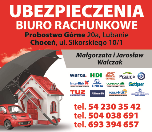 Małgorzata i Jarosław Walczak Lubanie Ubezpieczenia / Biuro Rachunkowe