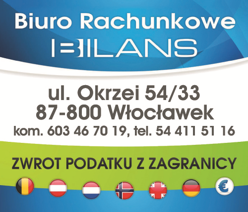 BILANS Biuro Rachunkowe Włocławek Zwrot Podatku z Zagranicy