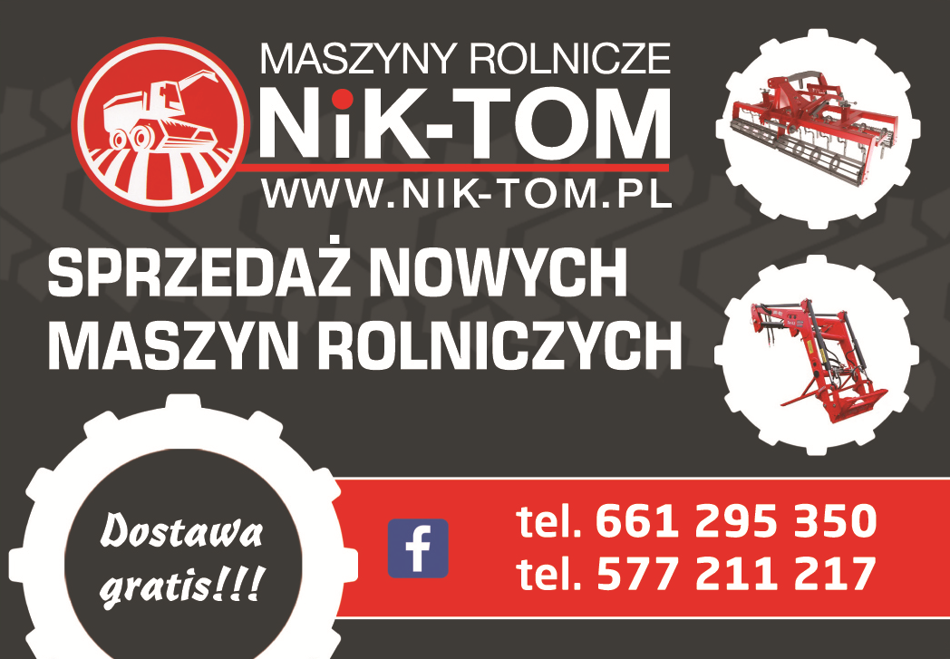 NIK-TOM Zielona Wieś Sprzedaż Nowych Maszyn Rolniczych