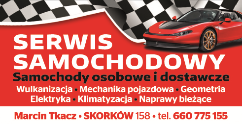 SERWIS SAMOCHODOWY Marcin Tkacz Skorków Wulkanizacja / Mechanika Pojazdowa / Elektryka