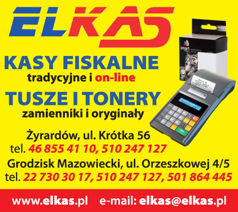 FHU ELKAS KASY FISKALNE Żyrardów