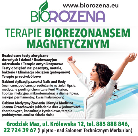 "BIOROZENA" MEDYCYNA, ZDROWIE, URODA Grodzisk Mazowiecki 