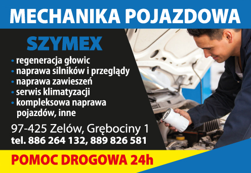 SZYMEX Grębociny Mechanika Pojazdowa / Pomoc Drogowa 24H