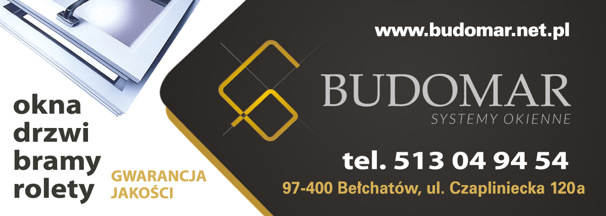 BUDOMAR Systemy Okienne Bełchatów Okna / Drzwi / Bramy / Rolety