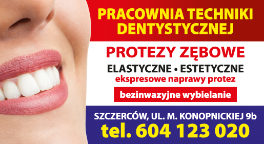 PRACOWNIA TECHNIKI DENTYSTYCZNEJ Szczerców Protezy Zębowe / Bezinwazyjne Wybielanie