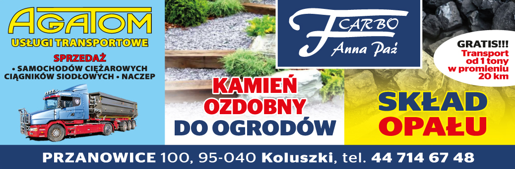 P.T.H.U. AGATOM Koluszki Usługi Transportowe / Sprzedaż Samochodów Ciężarowych/ Ciągników Siodłowych