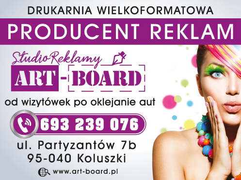 ART-BOARD Studio Reklamy Koluszki Drukarnia Wielkoformatowa / Producent Reklam