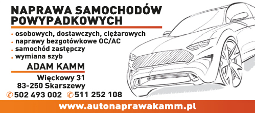 AUTO NAPRAWA Adam Kamm Więckowy Naprawa Samochodów Powypadkowych