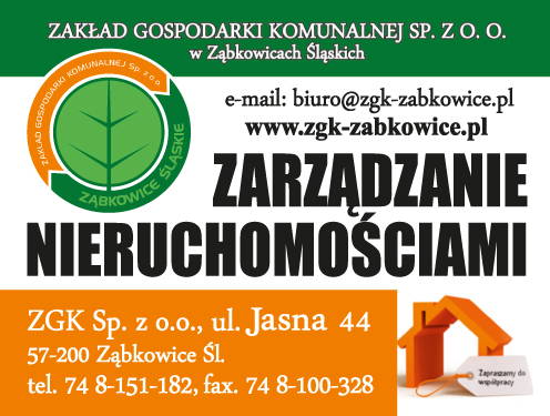 ZAKŁAD GOSPODARKI KOMUNALNEJ Sp. z o.o. w Ząbkowicach Śląskich Zarządzanie Nieruchomościami