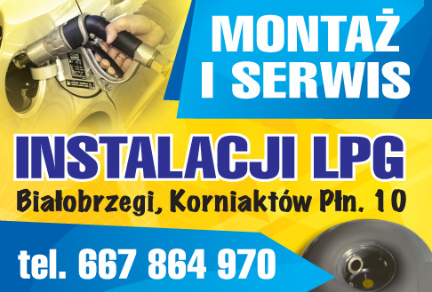 MONTAŻ I SERWIS INSTALACJI LPG Białobrzegi 