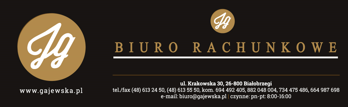GAJEWSKA Sp. z o.o. S.K. Biuro Rachunkowe Białobrzegi