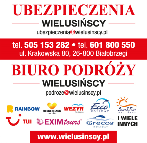 UBEZPIECZENIA | BIURO PODRÓŻY WIELUSIŃSCY Białobrzegi