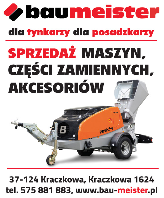 BAUMEISTER Dla Tynkarzy Dla Posadzkarzy Kraczkowa