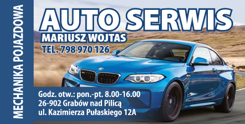 AUTO SERWIS Mariusz Wojtas Grabów nad Pilicą Mechanika Pojazdowa