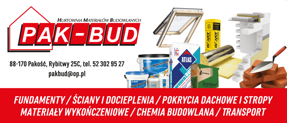 PAK-BUD Hurtownia Materiałów Budowlanych Rybitwy -FUNDAMENTY -ŚCIANY I DOCIEPLENIA -POKRYCIA DACHOWE
