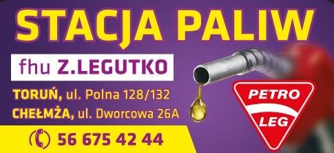 STACJA PALIW FHU Zbigniew Legutko Chełmża, TORUŃ