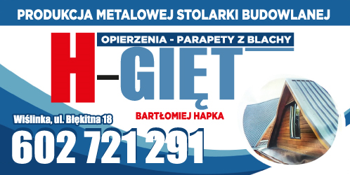 H-GIĘT Bartłomiej Hapka Wiślinka Produkcja Metalowej Stolarki Budowlanej
