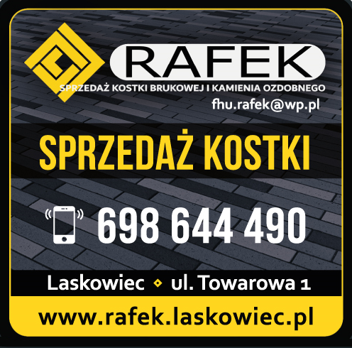 RAFEK SPRZEDAŻ KOSTKI BRUKOWEJ I KAMIENIA OZDOBNEGO