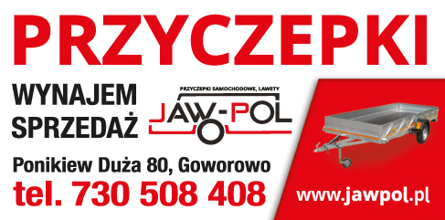 JAWPOL Przyczepki samochodowe, Lawety, WYNAJEM-SPRZEDAŻ