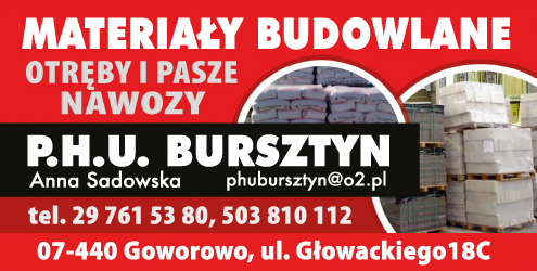 MATERIAŁY BUDOWLANE BURSZTYN Anna Sadowska Goworowo