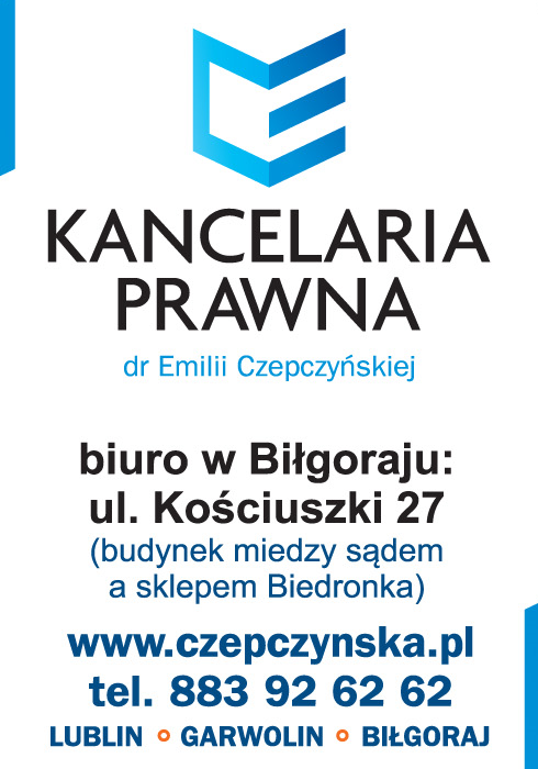 KANCELARIA PRAWNA dr Emilii Czepczyńskiej Biłgoraj