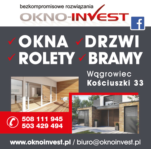 P.P.U.H „OKNO-INVEST” Wągrowiec Okna / Rolety / Drzwi / Bramy