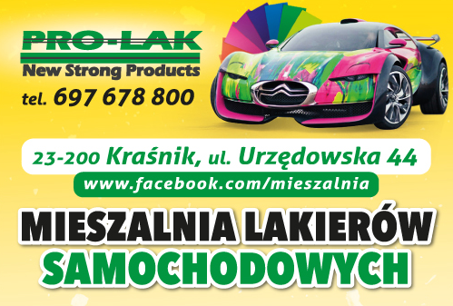 PRO-LAK Kraśnik Mieszalnia Lakierów Samochodowych