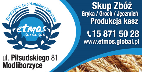PHU ETMOS Sp. z o.o. Sp. k. SKUP ZBÓŻ PRODUKCJA KASZ Modliborzyce