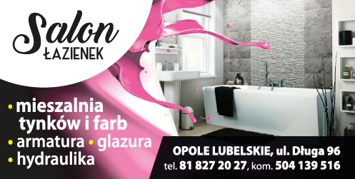 SALON ŁAZIENEK Opole Lubelskie Mieszalnia Tynków i Farb / Armatura / Glazura / Hydraulika