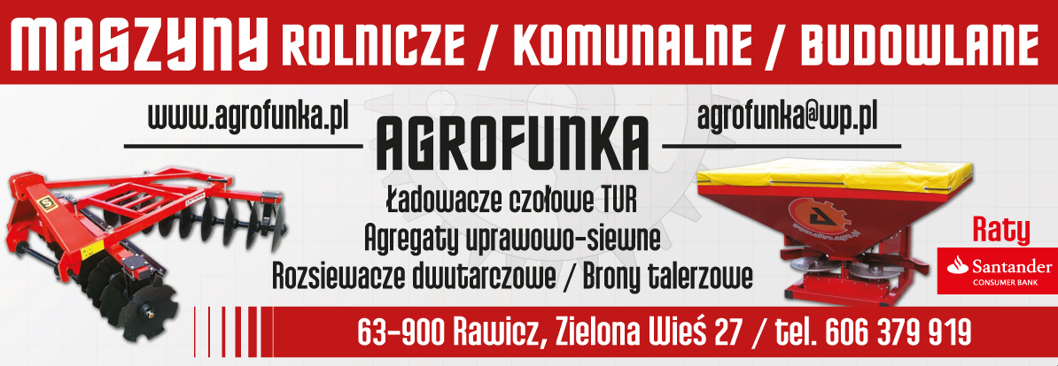 AGROFUNKA Zielona Wieś - MASZYNY ROLNICZE, KOMUNALNE, BUDOWLANE