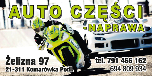 AUTO CZĘŚCI- NAPRAWA Żelizna